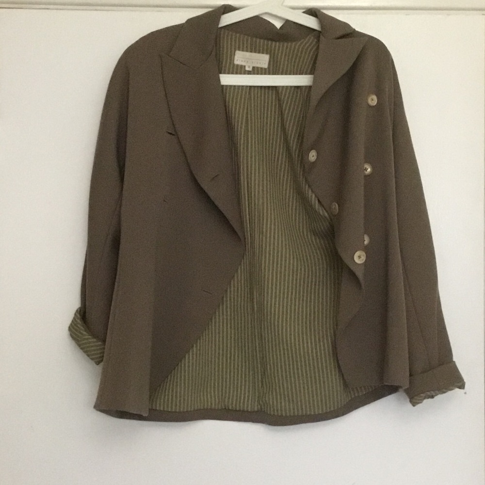 Vintage Diana Slavin Tan Jacket